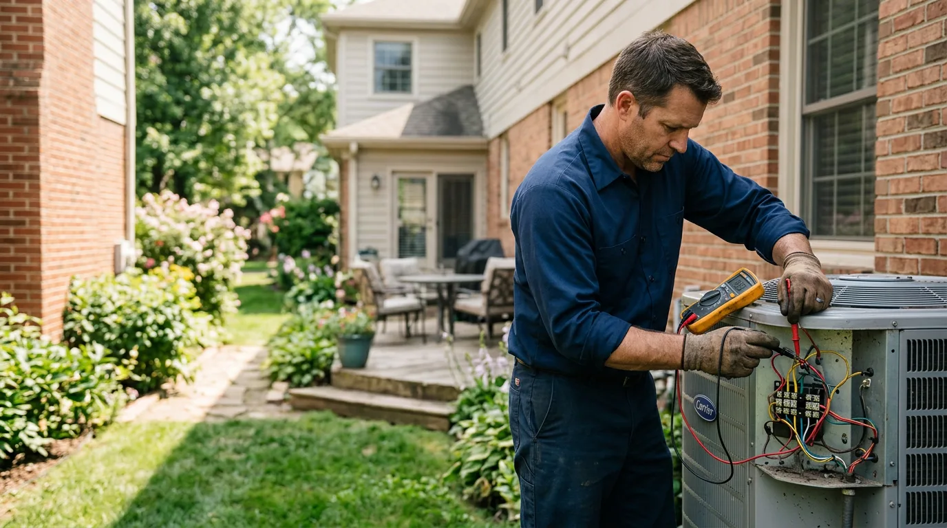 HVAC technician working near Sandy Ridge, PA